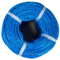 China Factory blue 3 strand pp split film rope  packing rope-6mm